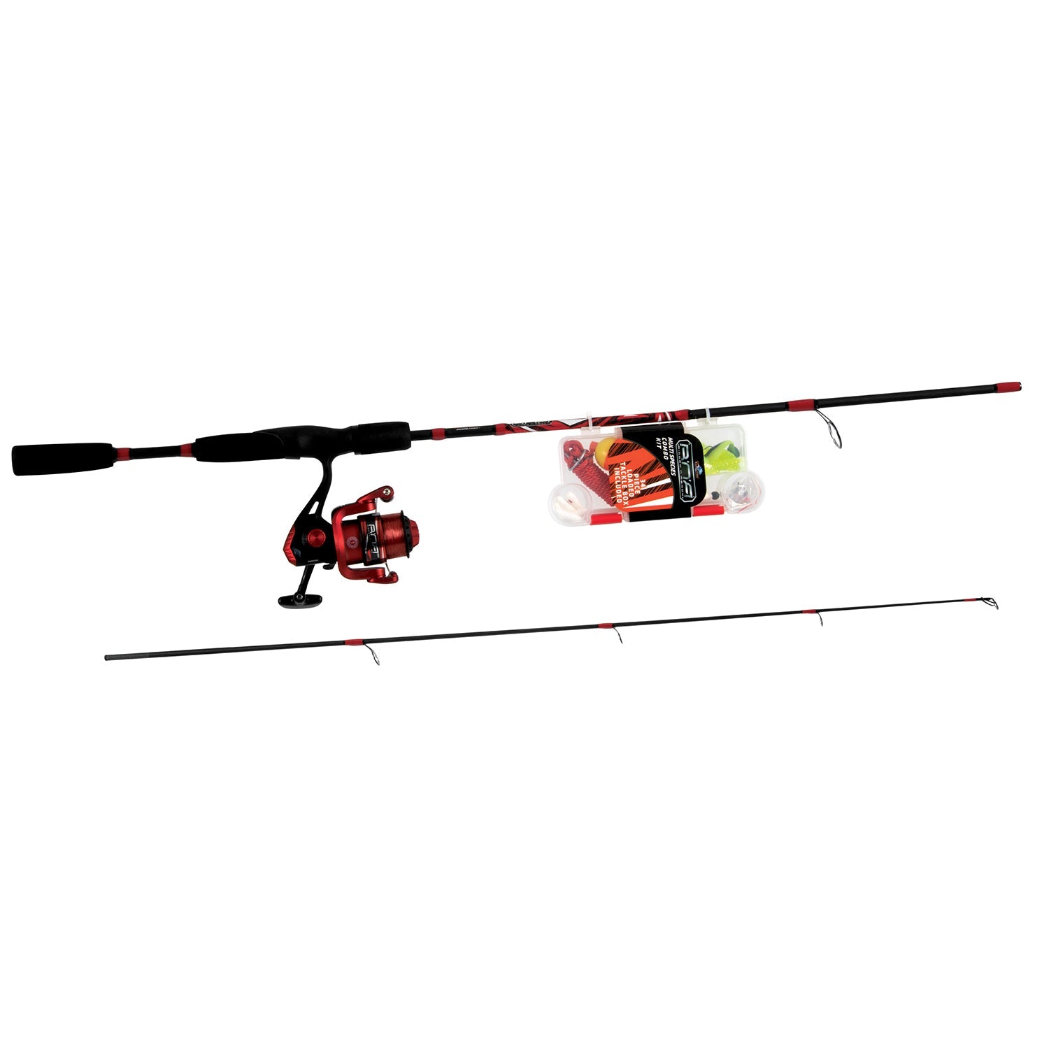 Rigged N' Ready Spinning Rod and Reel Combo Kit
