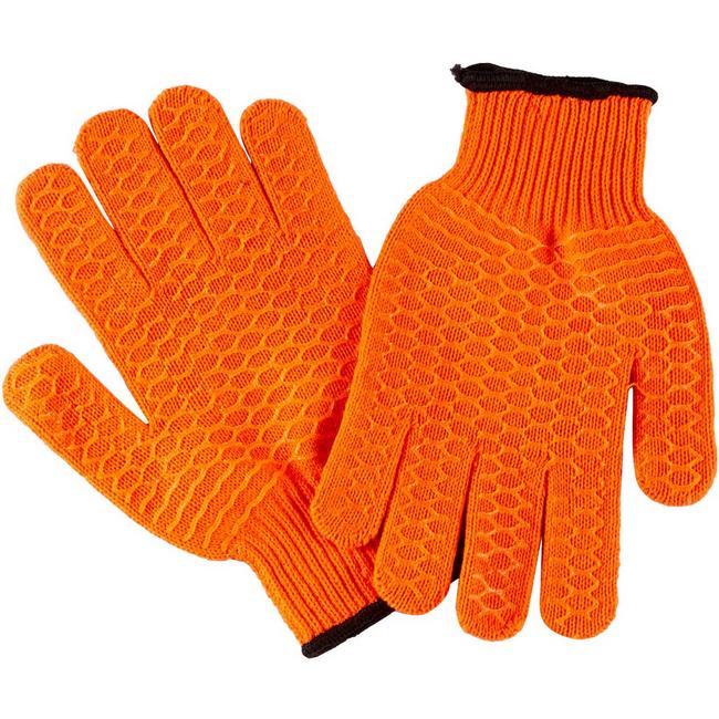 Orange Wet-Grip Gloves