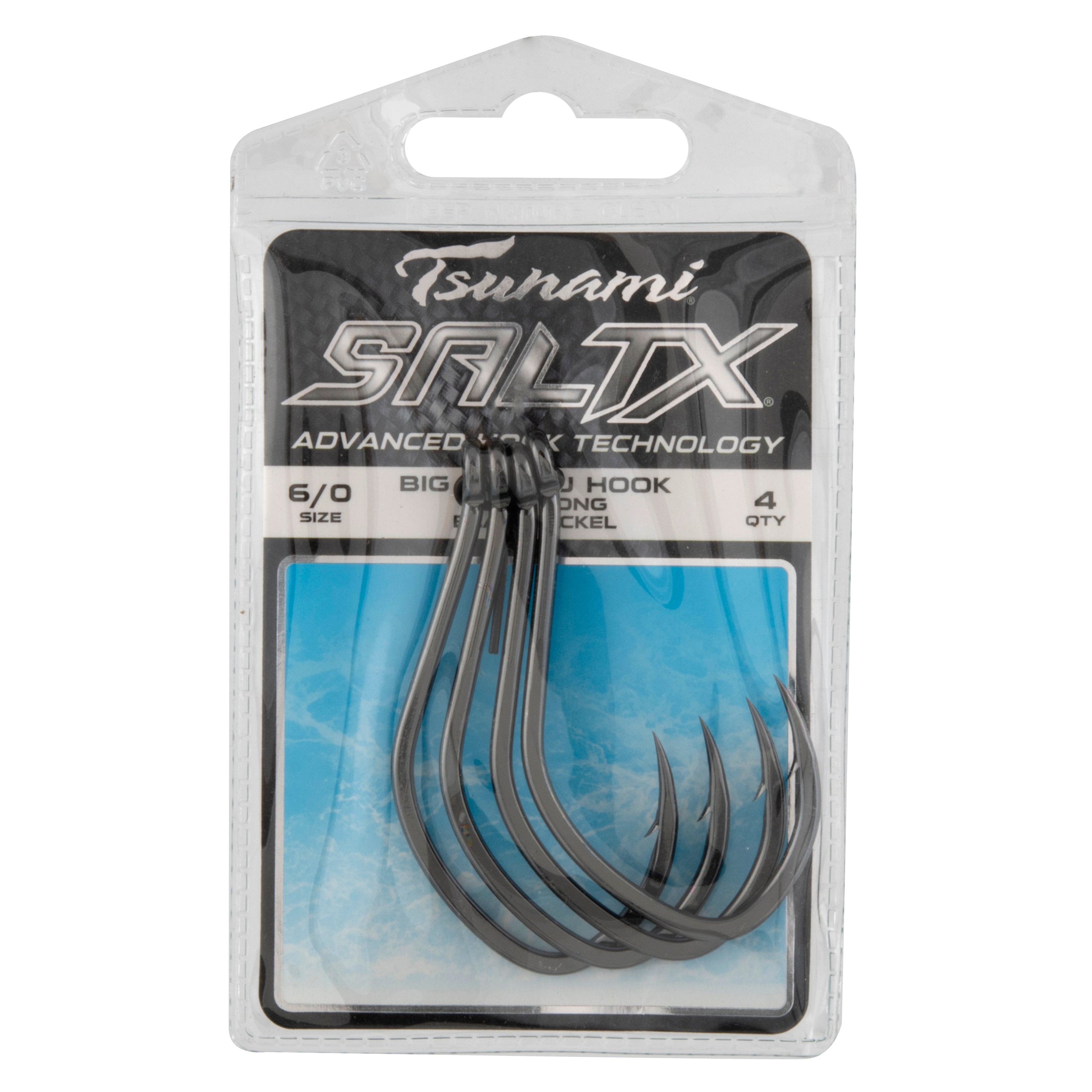 Tsunami SaltX 3X Big Game J Hook Guide Pack