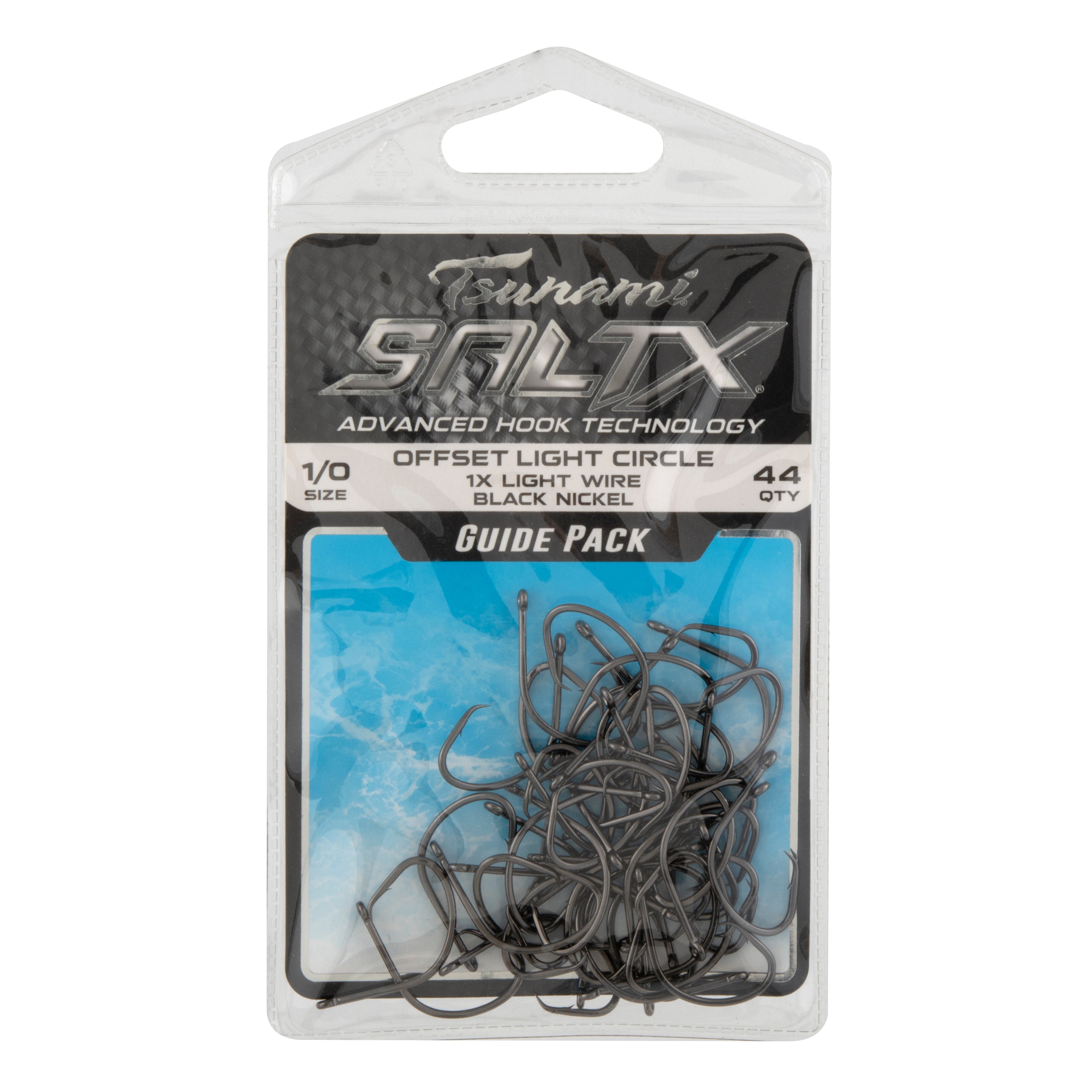 Tsunami SaltX Offset Light Circle Hook Guide Pack