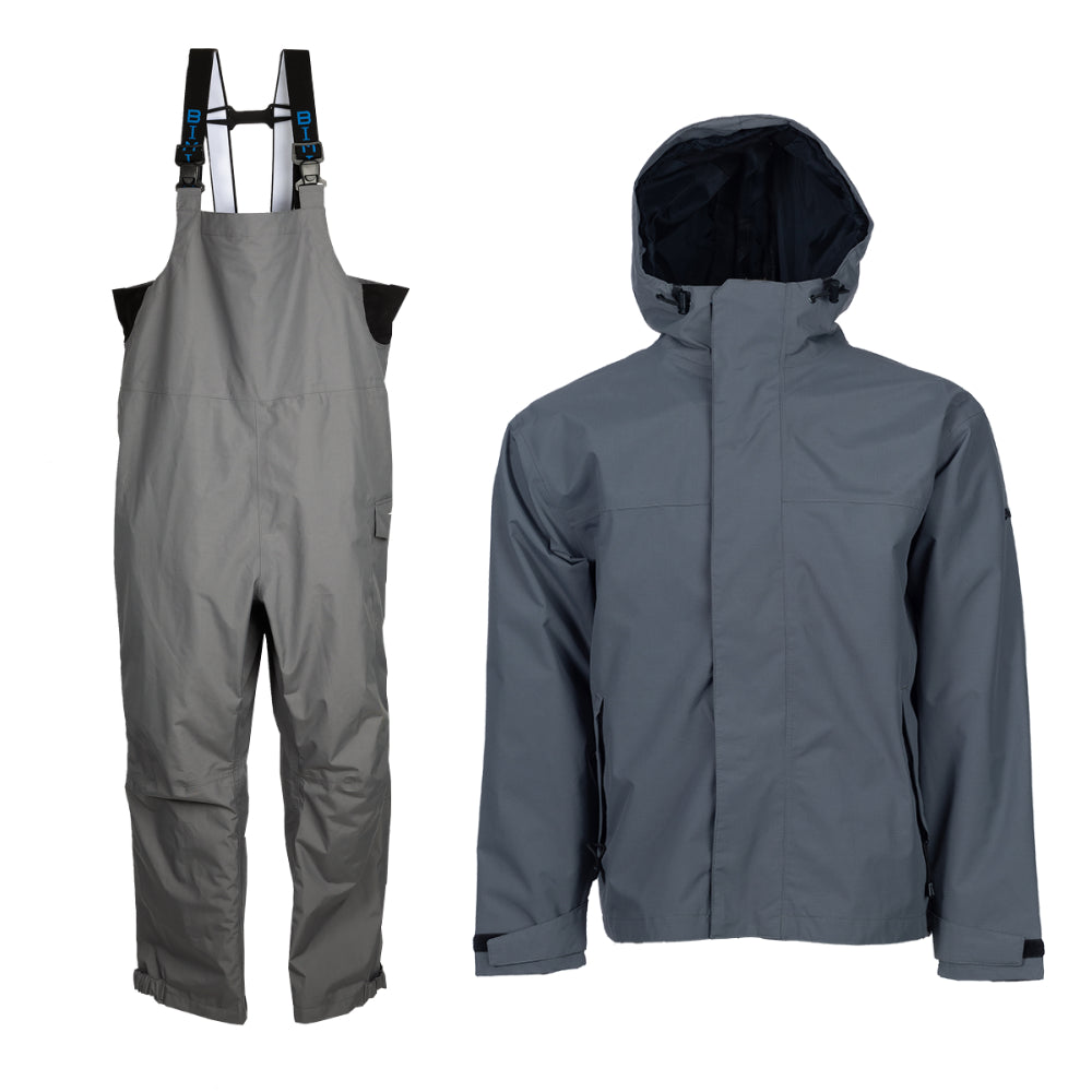 Boca Grande Bib + Gray Jacket
