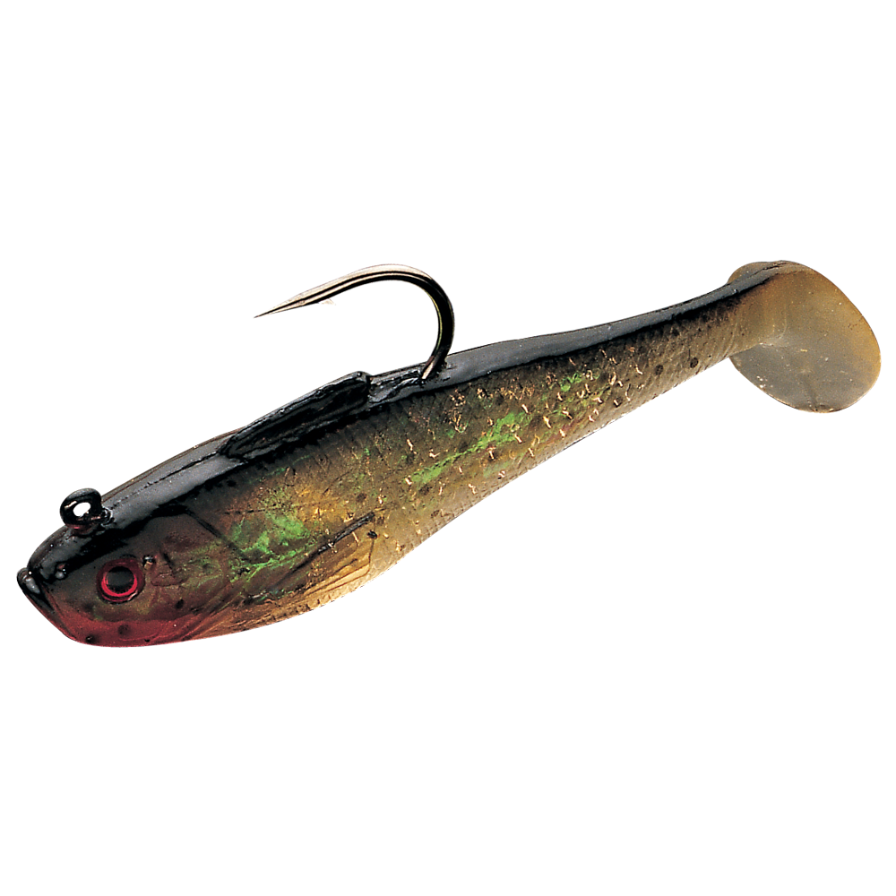 11 Gram Soft Plastic Swimbait - Redfin Colours / Red / Black / Gold for  $2.50 AUD