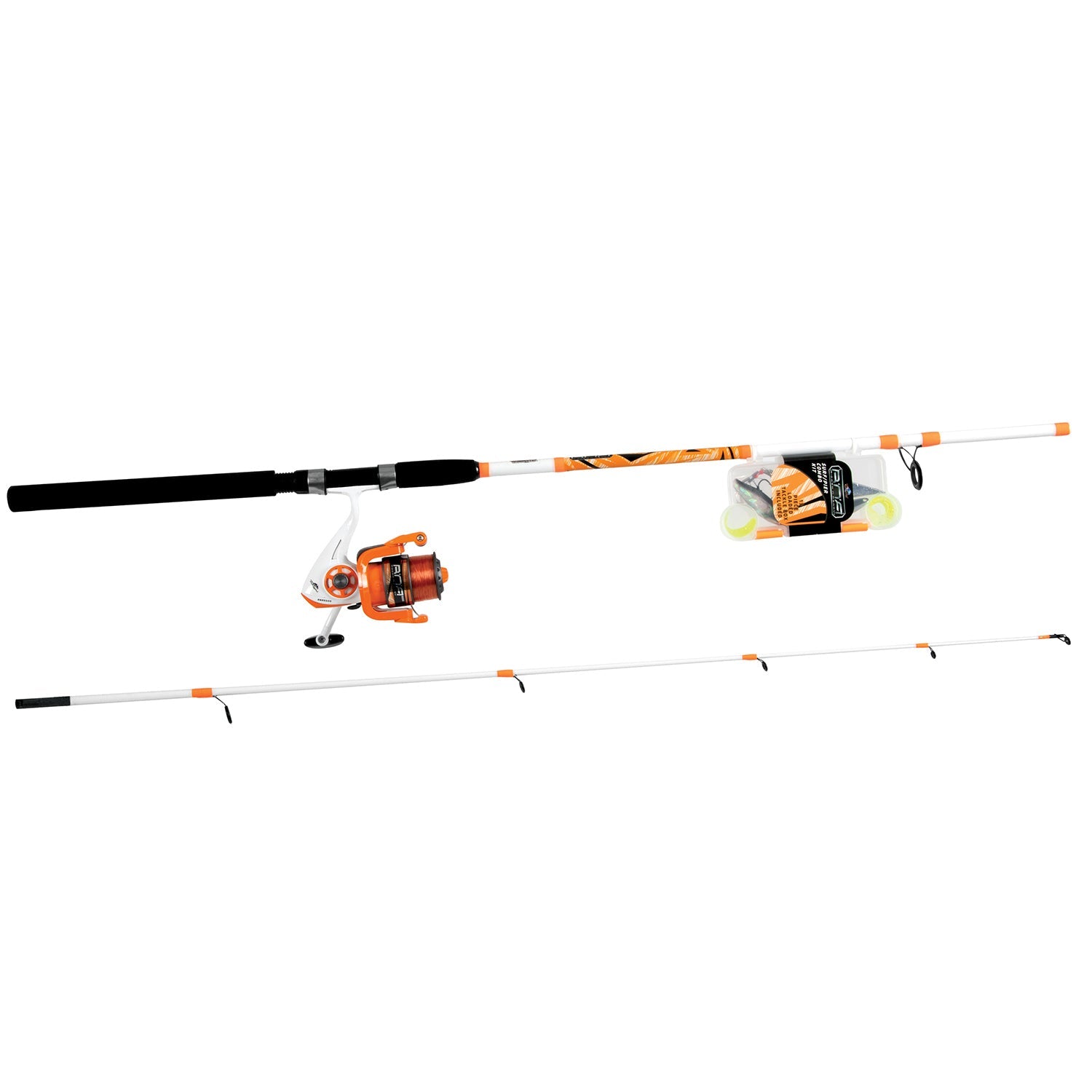 Rigged N' Ready Spinning Rod and Reel Combo Kit