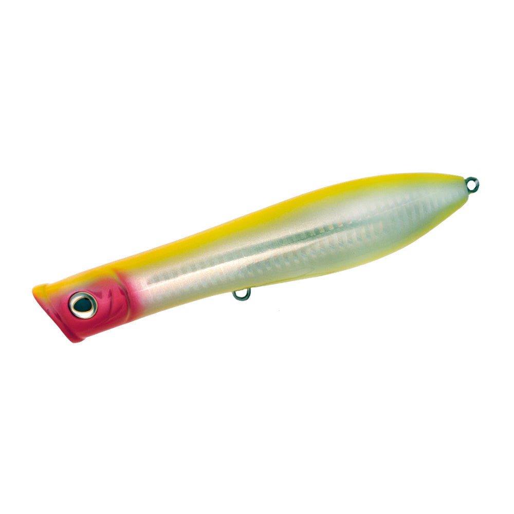 Talking Popper - 5 - Yellow Chartreuse/White/Red Gill - Ramsey Outdoor